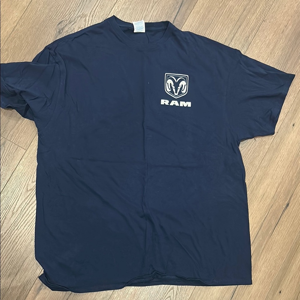 Delta Blue Short Sleeve Tee with Graphic Detail Dodge Ram